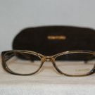 New Tom Ford Clear Brown Eyeglasses: Mod. TF 5075 (U45) 53-15 & Case
