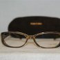 New Tom Ford Clear Brown Eyeglasses: Mod. TF 5075 (U45) 53-15 & Case