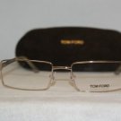 New Tom Ford Shiny Gold Metal Eyeglasses: Mod. TF 5166 (028) 54-18 & Case