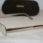 New Tom Ford Shiny Gold Metal Eyeglasses: Mod. TF 5166 (028) 54-18 & Case