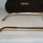 New Tom Ford Shiny Gold Metal Eyeglasses: Mod. TF 5166 (028) 54-18 & Case