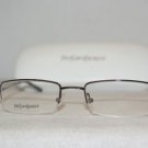 New Yves Saint Laurent YSL Light Brown Eyeglasses: Mod. 2103 (8X0) 49-19 & Case