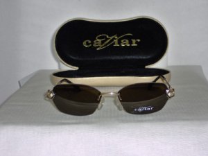 Brand New Caviar Gold Sunglasses: Mod. 4533 & Case