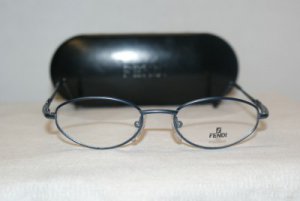 Brand New Fendi Blue Eyeglasses: Mod. 544 & Case