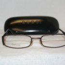 Brand New Gucci Brown Eyeglasses: Mod. 2825 &Case