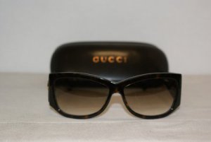 Brand New Gucci Dark Tortoise Sunglasses: Mod. 2953 (086S8) 57-13 & Case
