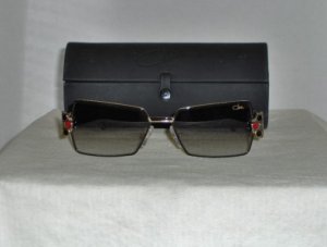 Brand New Cazal Black & Red Sunglasses: 971 & Case