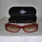 Brand New Fendi Red Sunglasses: Mod. 302 & Case