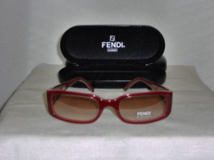 Brand New Fendi Red Sunglasses: Mod. 302 & Case