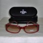Brand New Fendi Red Sunglasses: Mod. 302 & Case