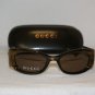 Brand New Gucci Dark Gold Sunglasses: Mod. 2968 & Case