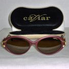Brand New Caviar Burgundy Sunglasses: Mod. 2360 & Case