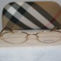 Brand New Burberry Gold Eyeglasses: Mod. 8911 49-17-135 & Case