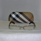 Brand New Burberry Gold Eyeglasses: Mod. 1093 & Case