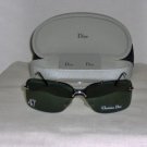 Brand New Christian Dior Silver Sunglasses: Mod. Dior 47 & Case
