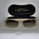 B. New Caviar Gold & Brown Sunglasses: Mod. 6269 & Case