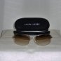 B. New Ralph Lauren Gold Sunglasses: Mod. 891 & Case