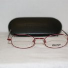 Brand New DKNY Red Eyeglasses: Mod. 6235 (550) & Case