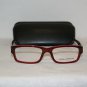 Brand New Dolce & Gabbana Red Eyeglasses: Mod. 3087 (1575) 52-17 & Case