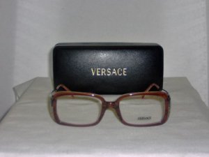 B. New Versace Light Brown Eyeglasses: Mod. 3014 & Case