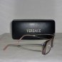 B. New Versace Light Brown Eyeglasses: Mod. 3014 & Case
