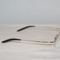Brand New DKNY Shiny Silver Titanium Eyeglasses: Mod 6614 & Case