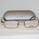 Brand New DKNY Dark Gold Eyeglasses: Mod. 6610 & Case