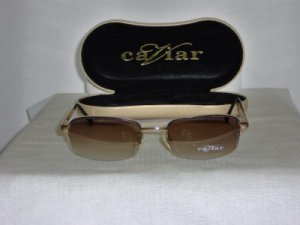 Brand New Caviar Gold Sunglasses: Mod. 7540 & Case