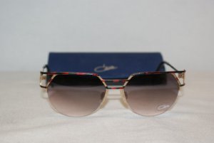 Brand New Cazal Red, Black & Gold Sunglasses: Mod. 248 (408) & Case