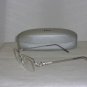 Brand New Christian Dior Silver Eyeglasses: Mod. 3553 52-19 & Case