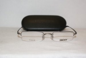Brand New DKNY Silver Eyeglasses: Mod. 6615 & Case