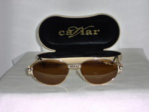 Brand New Caviar Gold Sunglasses: Mod. 6710 & Case