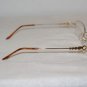 Brand New Christian Dior Gold Eyeglasses: Mod. 3553 52-19 & Case