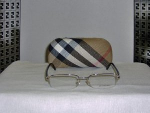 Brand New Burberry Gold Eyeglasses: Mod. 1078 & Case