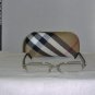 Brand New Burberry Gold Eyeglasses: Mod. 1078 & Case