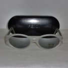 B. New Fendi Silver Snow Sunglasses: Mod. FS238 & Case