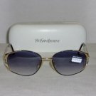 Black New Yves Saint Laurent Gold Sunglasses: Mod. 6047