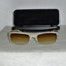 Brand New Calvin Klein Beige Sunglasses: 4046 & Case
