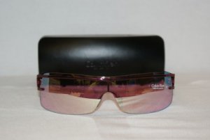 B. New Calvin Klein Violet Sunglasses: Mod. 373 & Case