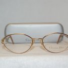 B. New Christian Dior Gold Eyeglasses: Mod. 3533 & Case