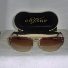 B. New Caviar Gold & Red Sunglasses: Mod. 3080 & Case