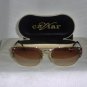 B. New Caviar Gold & Red Sunglasses: Mod. 3080 & Case