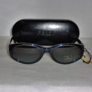 B. New Fendi Shiny Blue Sunglasses: Mod. Sun 216 & Case