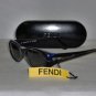 B. New Fendi Shiny Blue Sunglasses: Mod. Sun 216 & Case