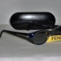 B. New Fendi Shiny Blue Sunglasses: Mod. Sun 216 & Case