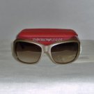 B New Emporio Armani Beige Sunglasses: Mod. 9385 & Case