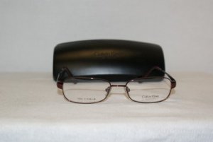 B. New Calvin Klein Eyeglasses: Mod. 554 (007) & Case