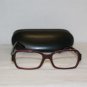 New Ralph Lauren Dark Wine Eyeglasses: Mod 6030B & Case