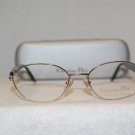 New Christian Dior Gold Eyeglasses: Mod. 3515 & Case