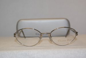 New Christian Dior Silver Eyeglasses: Mod. 3533 & Case